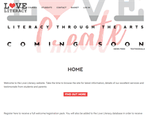 Tablet Screenshot of love-literacy.com